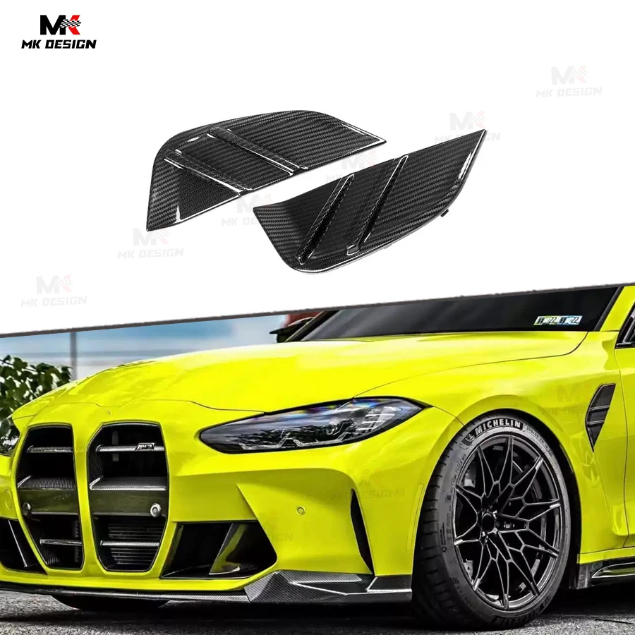 

Carbon Fiber Side Fender Air Intake Vents Trim Cover for BMW G80 G81 M3 G82 G83 M4 2021+ Car Fenders Trims Exterior Accessories