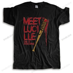 The Walking Dead Negan Lucille Design Cool Summer Short Sleeve T shirt Men Women Tv Show Hipster Tops Tee summer gift