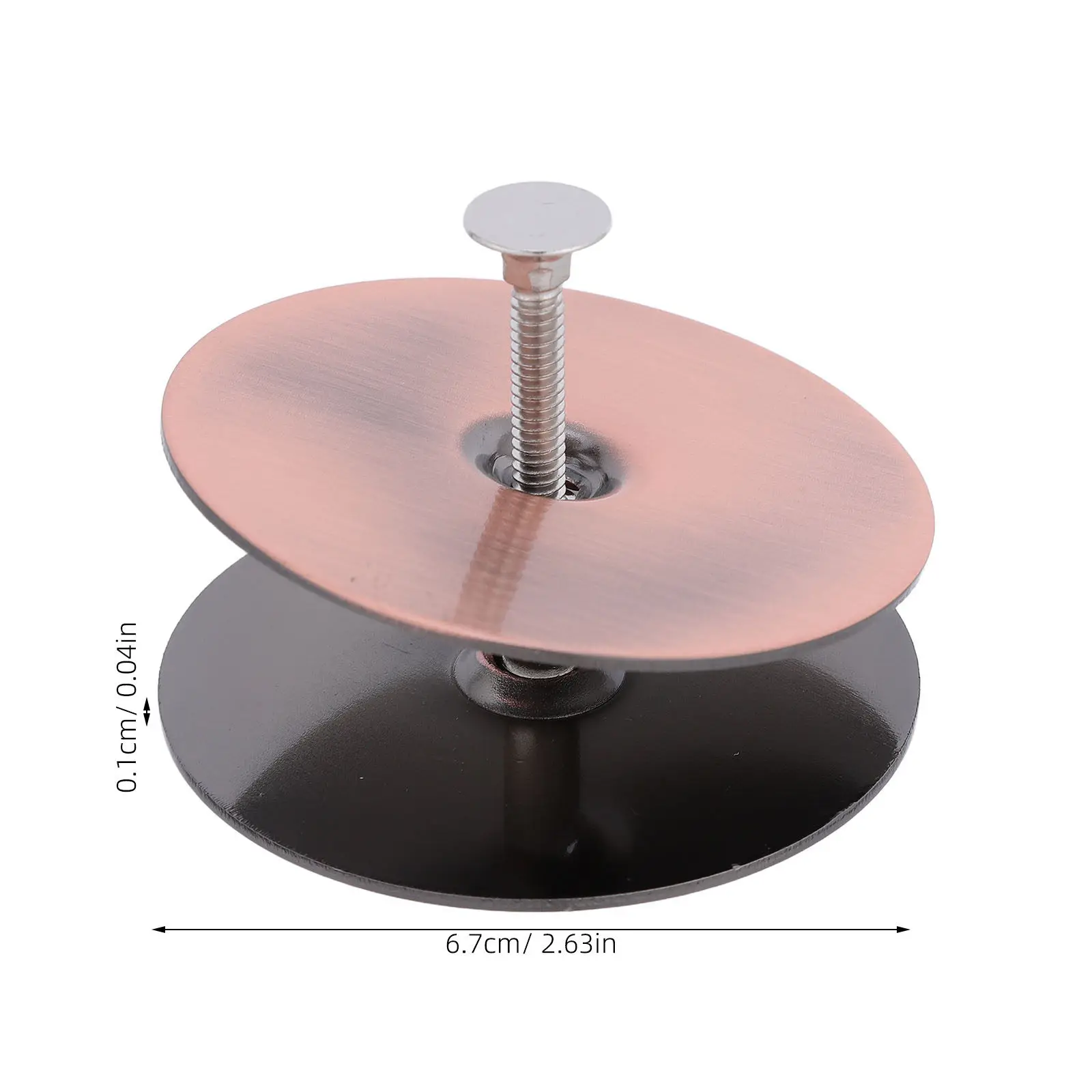 Stainless Steel Door Hole Cover Set Round Deadbolt Filler Plate Corrosion Resistant Lock Security