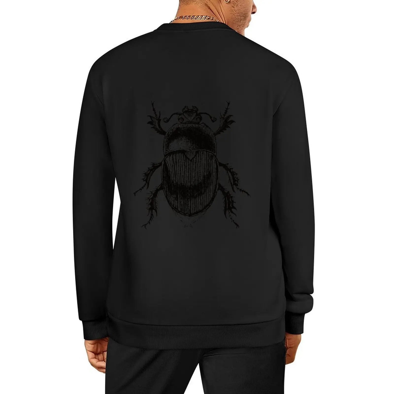 

Scarab scientific Vintage Engraving Pullover mens clothing autumn new products fashion men tracksuit new in sweatshirts
