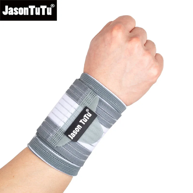 JASONTUTU 1PCS Adjustable Wrist Support Brace Brand Wristband Men and Women Gym Wrestle Professional Sports Protection Wrist ﻿