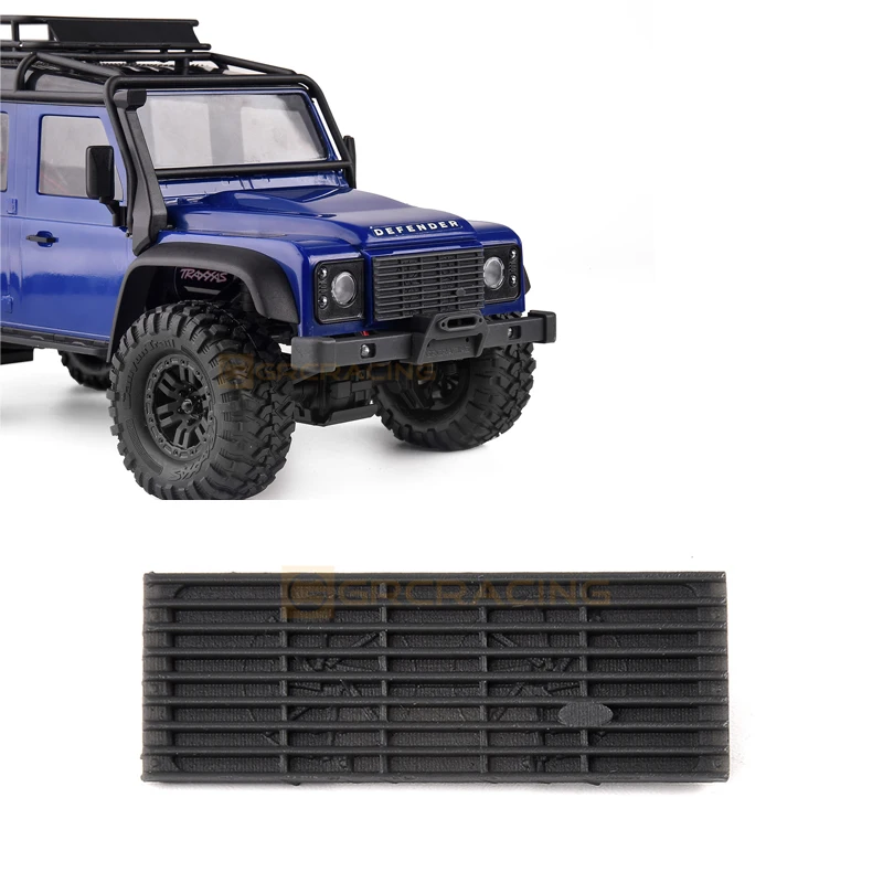 Plástico Frente Face Grille para RC Crawler Car, Intax Hood Decorar, Defender Hood, KXRC TRX4M, Traxxas TRX4-M, peças de atualização, 1/18