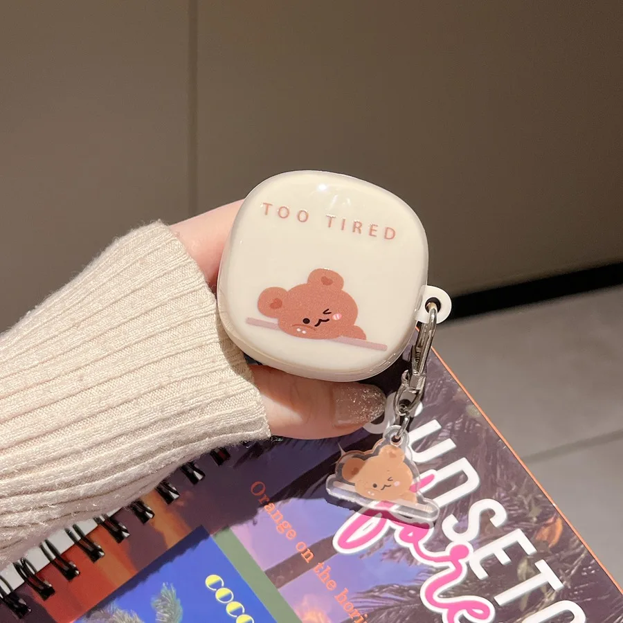 For Samsung Galaxy buds live / buds2 2 pro Case Cute Cartoon Case Luxury Flower Silicone Earphones Cover for Galaxy buds 2 pro