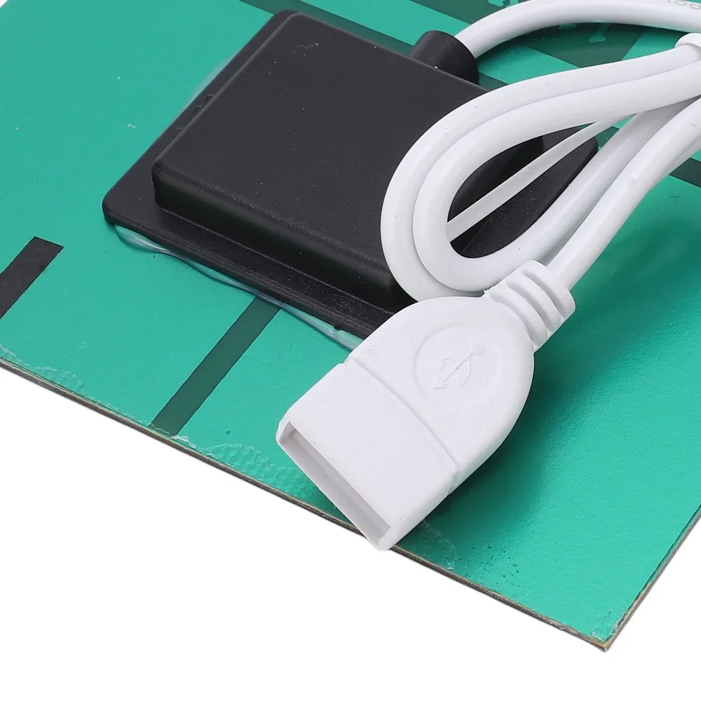 1.5W 6V Solar Panel Charger Built-In USB Port Energy Saving Solar Charging Module Polycrystalline Silicon Solar Battery Charger