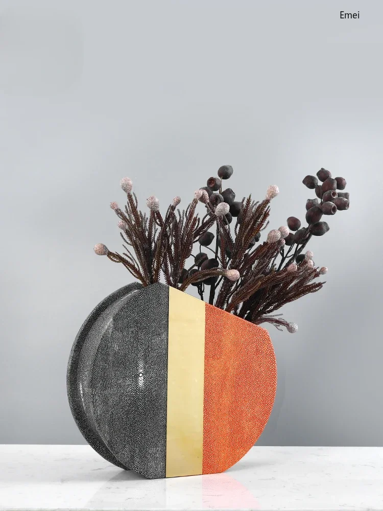 

Nordic Simple Design Vase Decoration Hotel Club Living Room Dining Table Flower Container Flower Arrangement Decoration