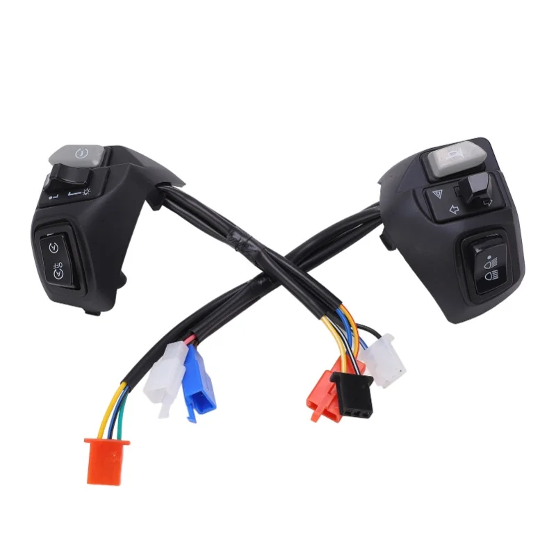Motorcycle Handlebar Switch Assembly Left Right Flameout Control Replacement For NVX 155 125 AEROX 155