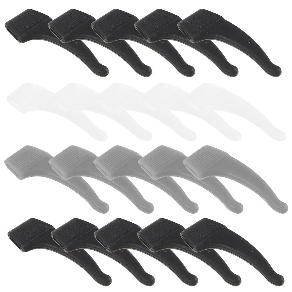 18 Pcs Glasses Ear Hooks Silicone Anti Slip Eyeglass Holders Replaceable Small Grips Non Slip Glass Accessories For Reading