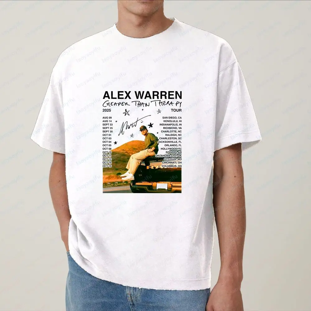 Alex Warren - Fun Crazy Casual Fashion Fun Crazy Unisex Classic Short-Sleeved T-Shirt for Both Men and Women