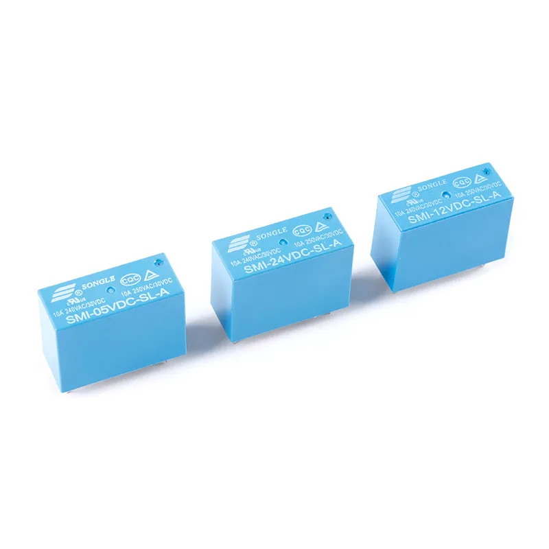 Brand new original, Songle relay SMI-05V/12V/24VDC-SL-A 4 pins, a set of normally open