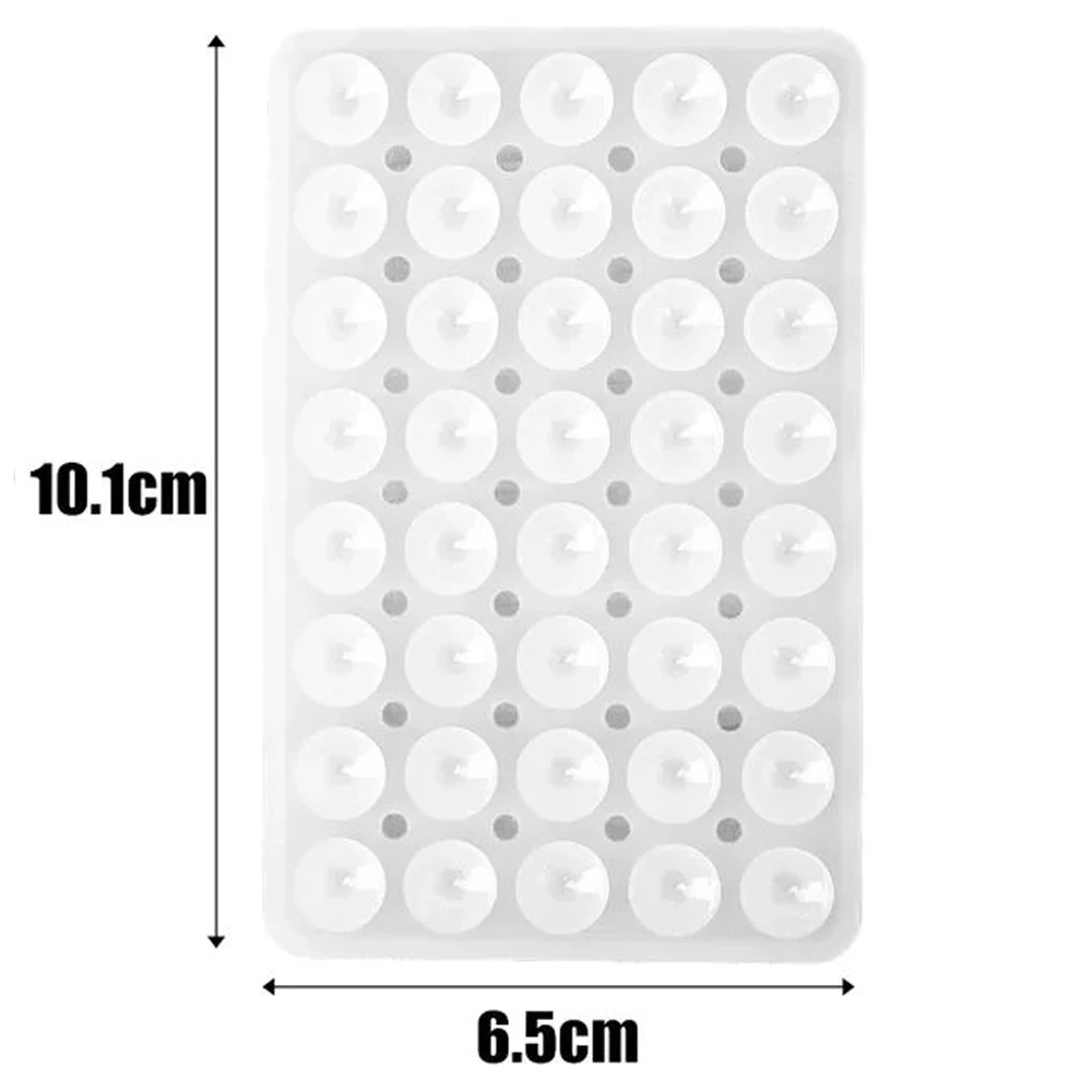 3/1Pcs Double Side Silicone Suction Pad for Mobile Phone Fixture Suction Cup for Samsung iPhone Rubber Sucker Pads for Mirror