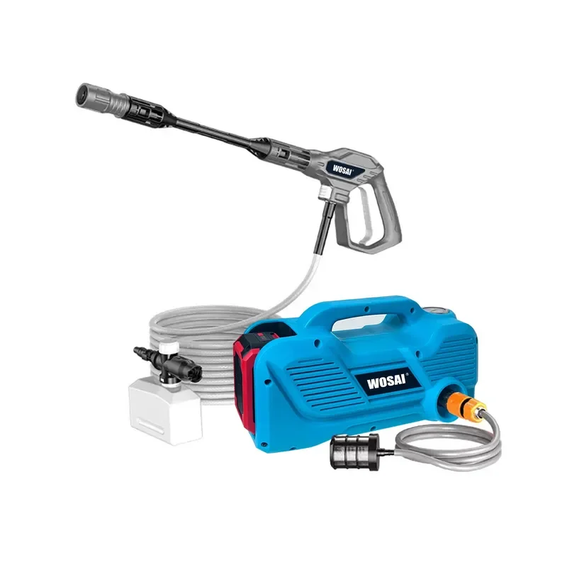 WOSAI Cordless High Pressure Washer Spray Water Car Car Washer Portable High Pressure Car Washer 20v,9L/minute,60 Minutes