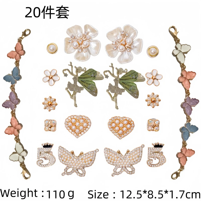 New Christmas Creative shoelaces Charms for Shoe Shoelace Junk Socks, DIY Shoe Lace Charms for Women Shoes Jewelry Decorations