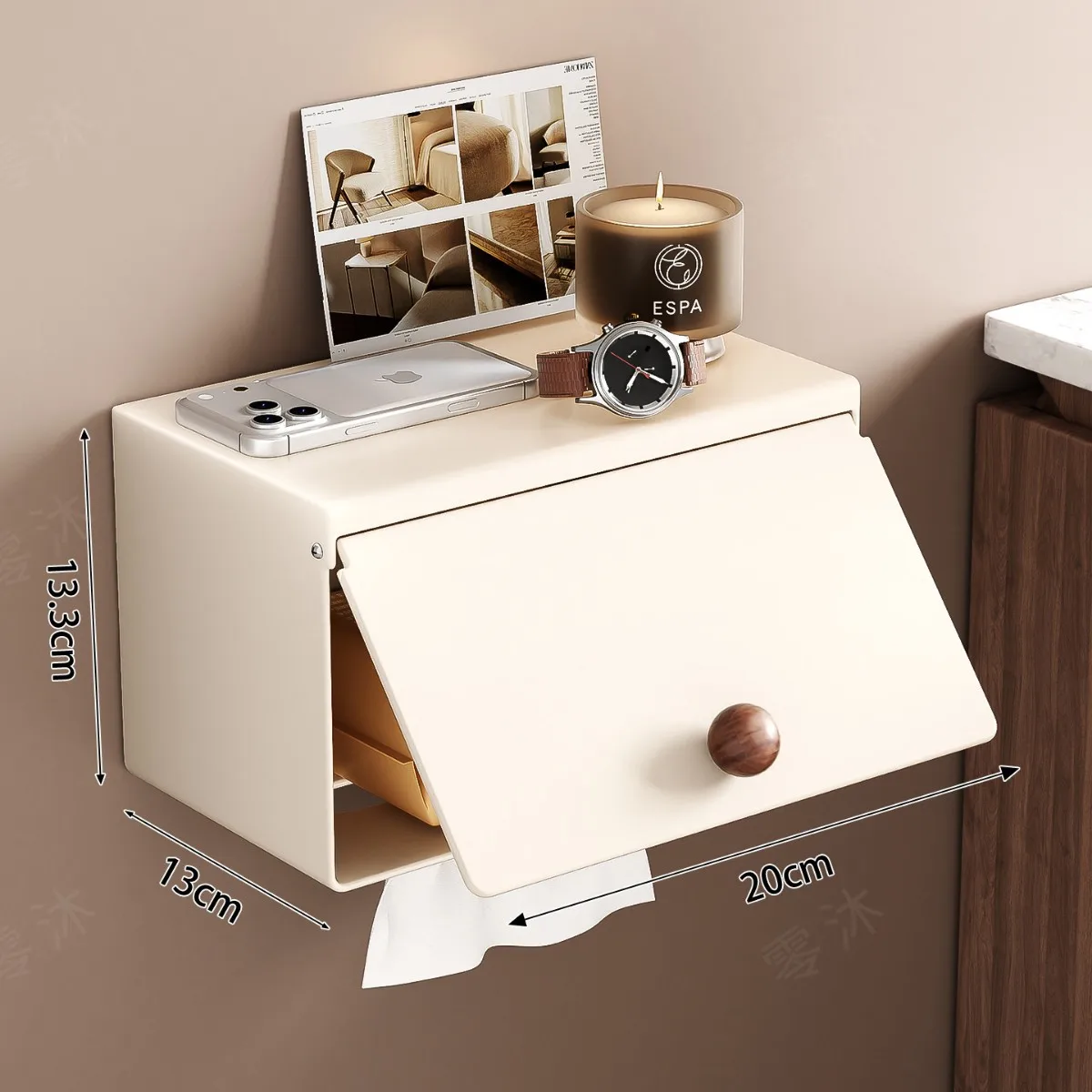 toilet paper holder Suction cup toilet paper box no punching wall mounted bathroom toilet tissue box roll paper holder bathroom