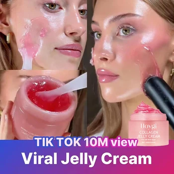 24h Glow & Lifted Collagen Jelly Cream Niacinamid und hydrolysiertes Kollagen stärkt die Hautbarriere und befeuchtet die Haut