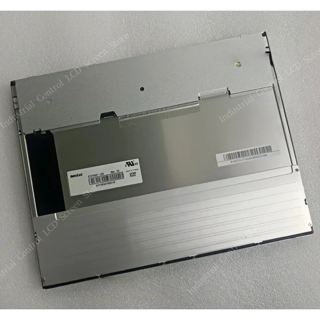G121AGE-L03 G121S1-L02 tela LCD industrial original de 12,1 polegadas 800 * 600 20 pinos