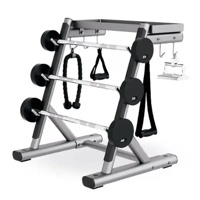 ^Or Commercial Gym Home Fitness Multifunctional Storage Stand Barbell Handle Rack&*