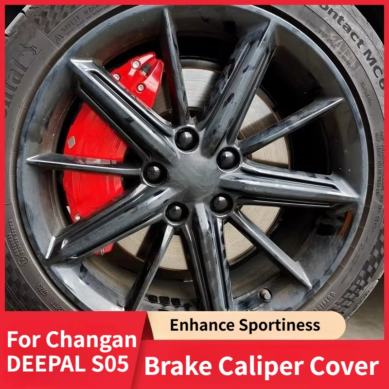 For Changan DEEPAL S07 S7 2024-2026 Aluminum Alloy Brake Caliper Cover Wheel Brake Caliper Shell Color Modification Accessories