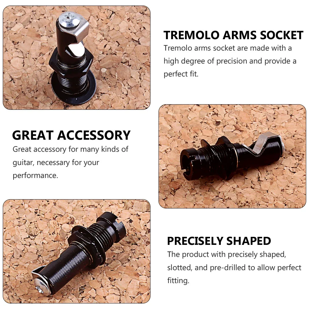 

Guitar Bridge Premium Tremolo Replacement Part Durable Metal Socket For Electric Guitar Accessories Vintage Style Slotted