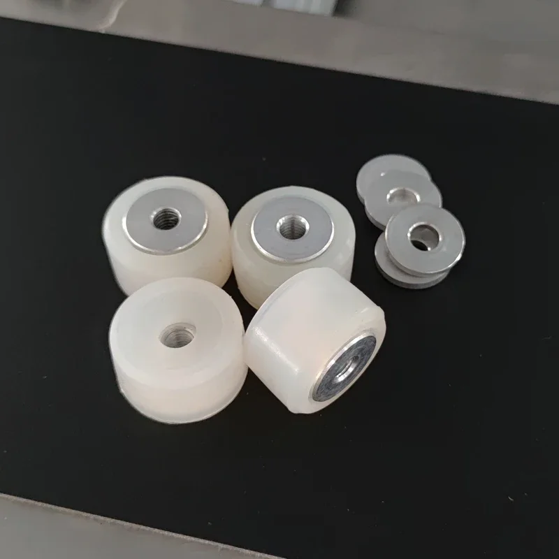 Imagem -02 - Almofada de Borracha de Roda de Silicone Resistente ao Desgaste Acessórios de Máquina de Tampando