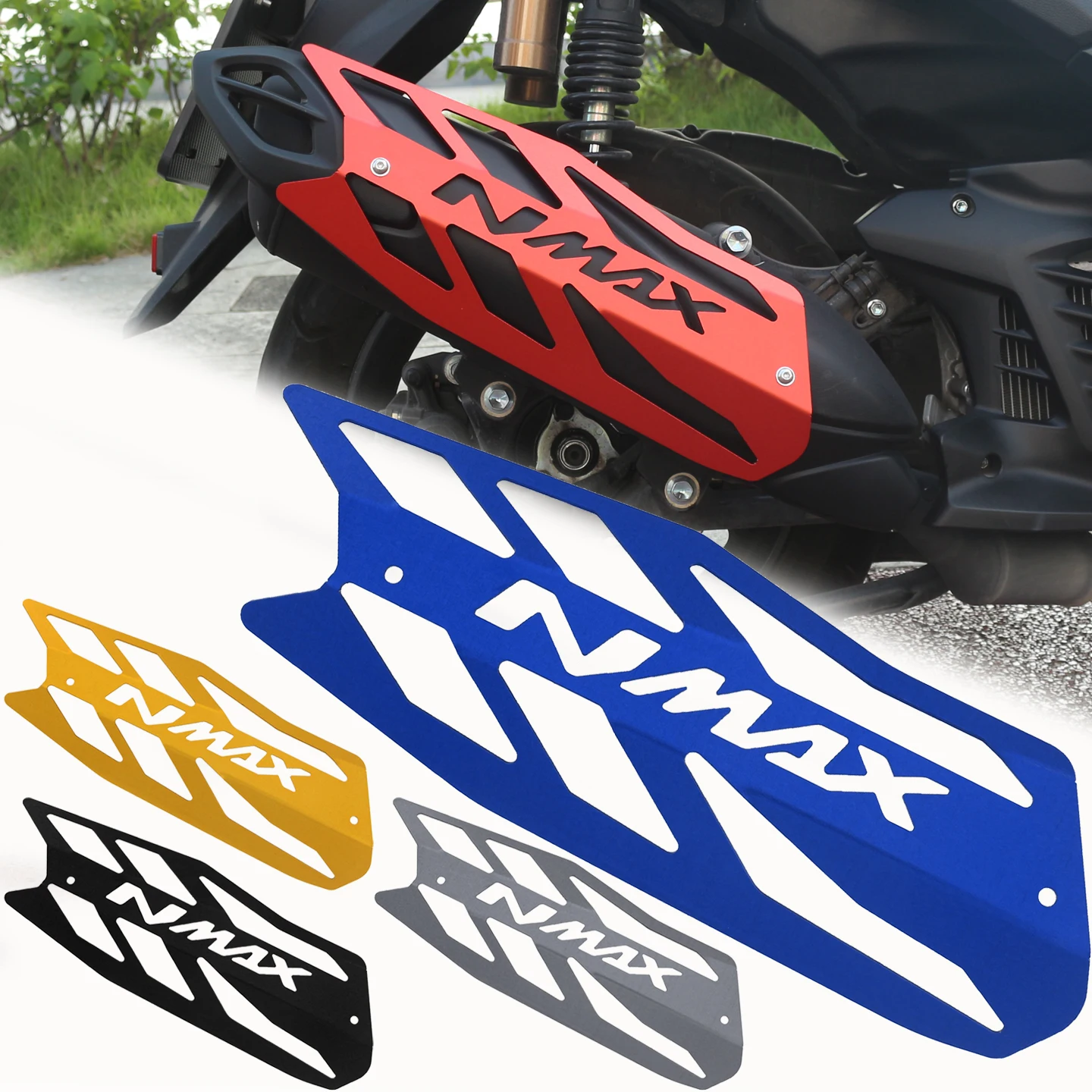Para yamaha nmax 155 nmax155 2020-2025 neo/s turbo/turbo tech max tubo de escape capa protetora acessório modificado