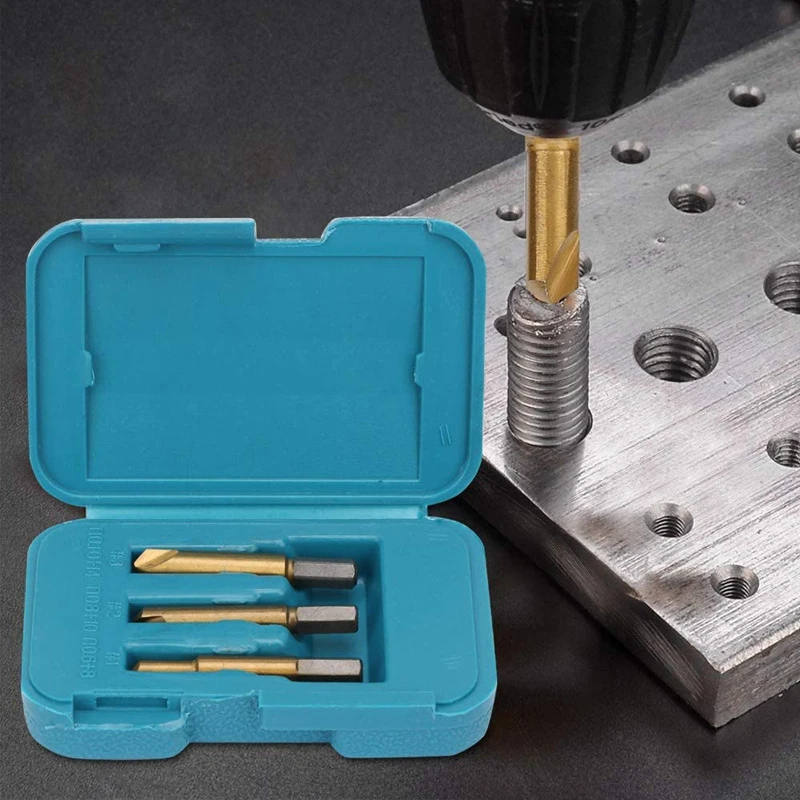 Estrattore di viti in acciaio ad alta velocità Realmote con vite in scatola di plastica Set di rimozione dei denti scorrevoli accessori per strumenti di manutenzione automatica