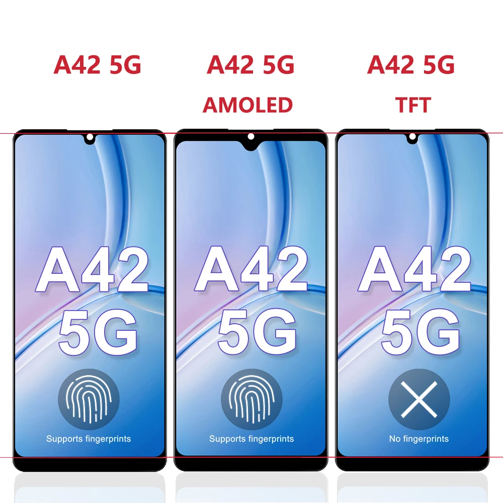 交換用AMOLEDLCDタッチスクリーンキット,Samsung a42,a426b,a426,a426u,a426n,5g