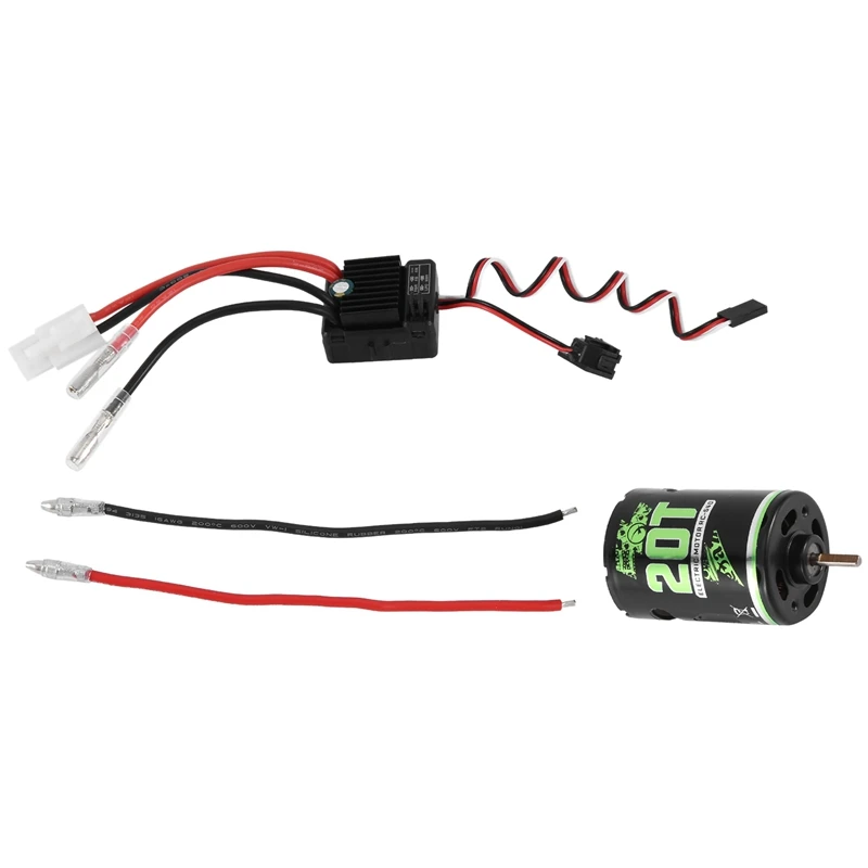 

Матовый двигатель 540 с матовым ESC 1060 60A 2-3S Lipo Водонепроницаемый электрический регулятор скорости для радиоуправляемого автомобиля 1/10