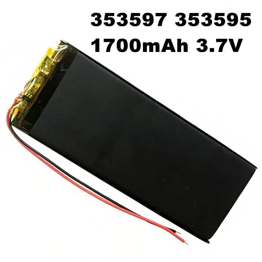 1700mAh 3.7V 353595 353597 3536105 354095 3535100 Polymer Lithium Rechargeable Battery For Bluetooth Keyboard Mobile Phone