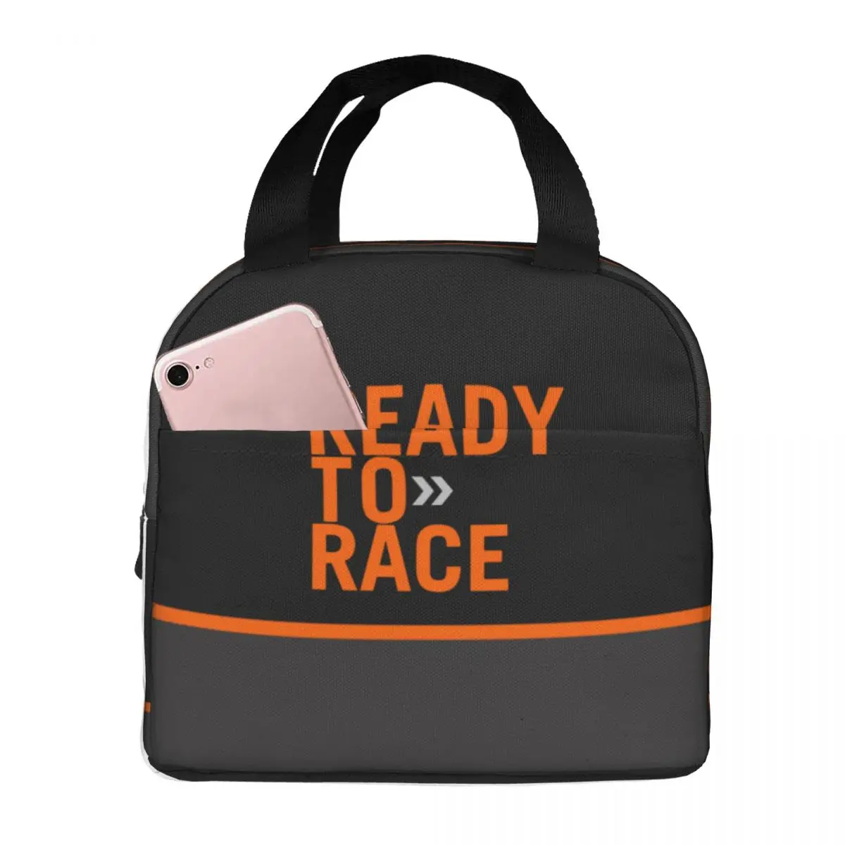 Motor Ready To Race Enduro Cross Insulated Lunch Bags Leakproof Lunch Container Cooler Bag Lunch Box Tote College Picnic