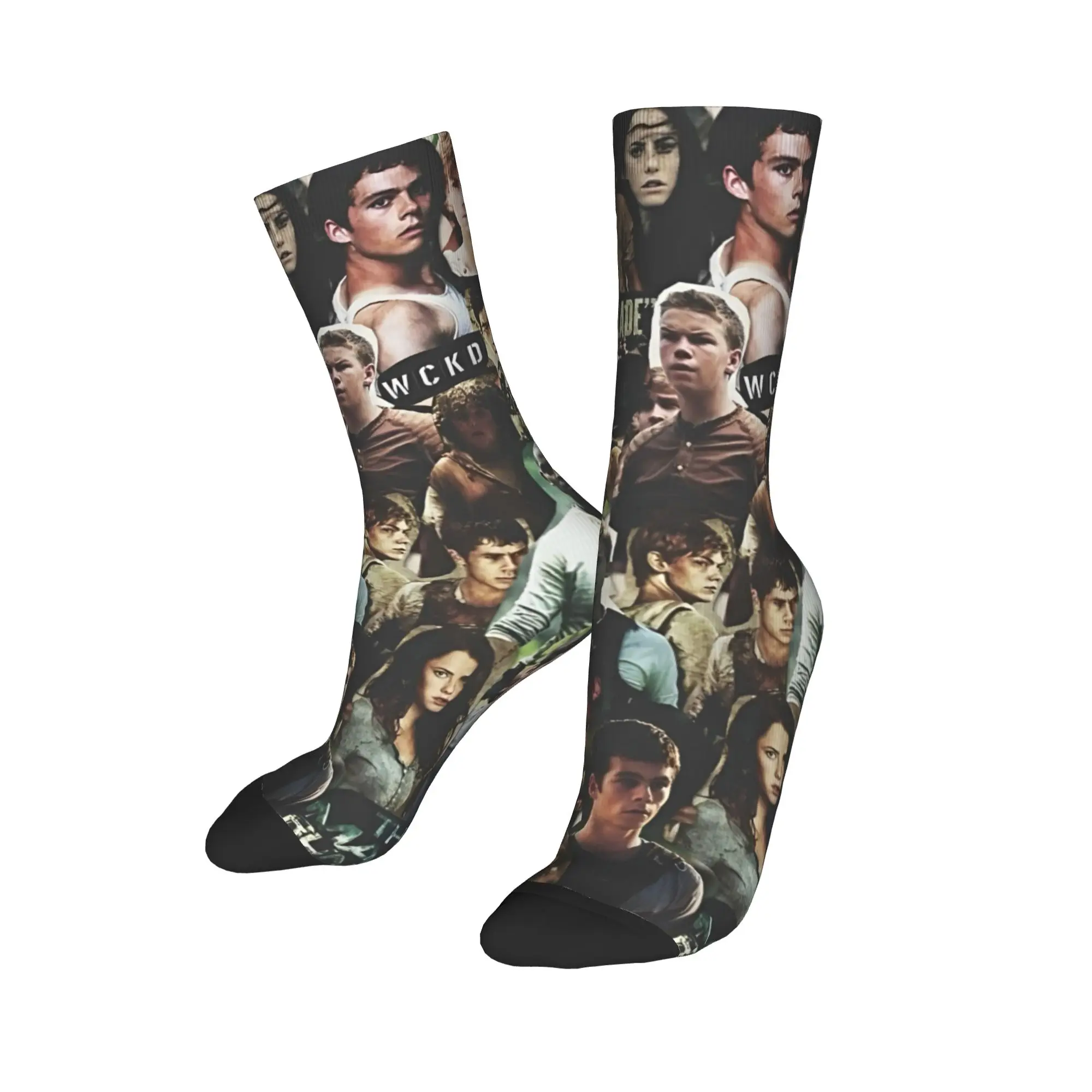 جوارب رجالية The Maze Runner Newt X Thomas جوارب شتوية عصرية دافئة جوارب ناعمة جرافيك رياضية خارجية مضادة للانزلاق