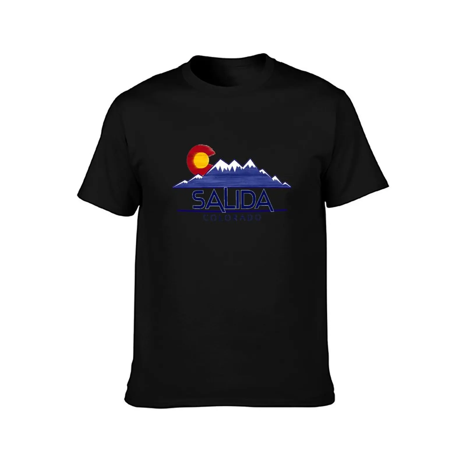 Salida Colorado wood mountains T-Shirt hippie clothes designer shirts mens fashion