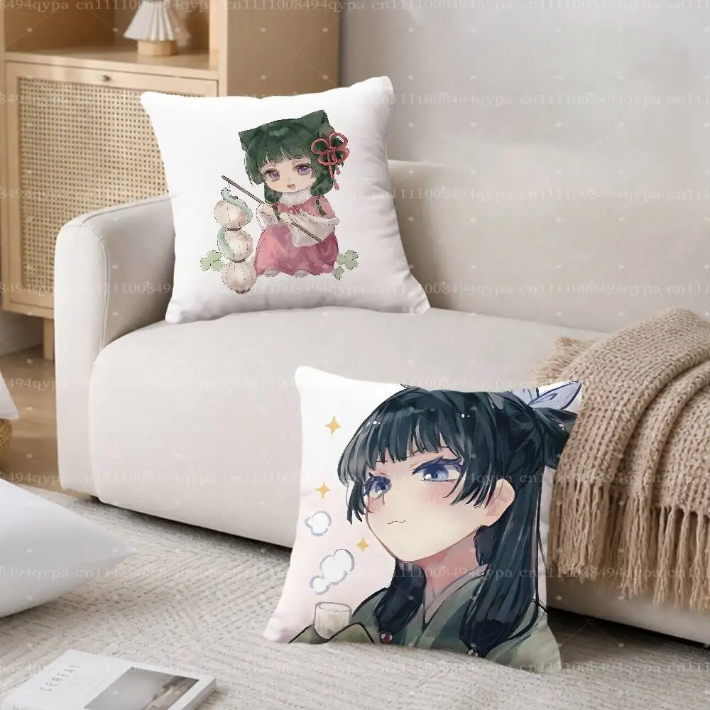 Maomao A-Apothecary Diaries Throw Pillow Case Pillowcase Cover Living Room Couch Cushion Case Home Decor