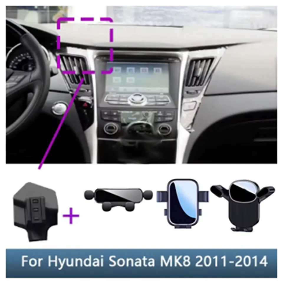 

For Hyundai Sonata YF 2011 2012 2013 2014 Car Phone Holder Special Fixed Bracket Base Interior Accessories