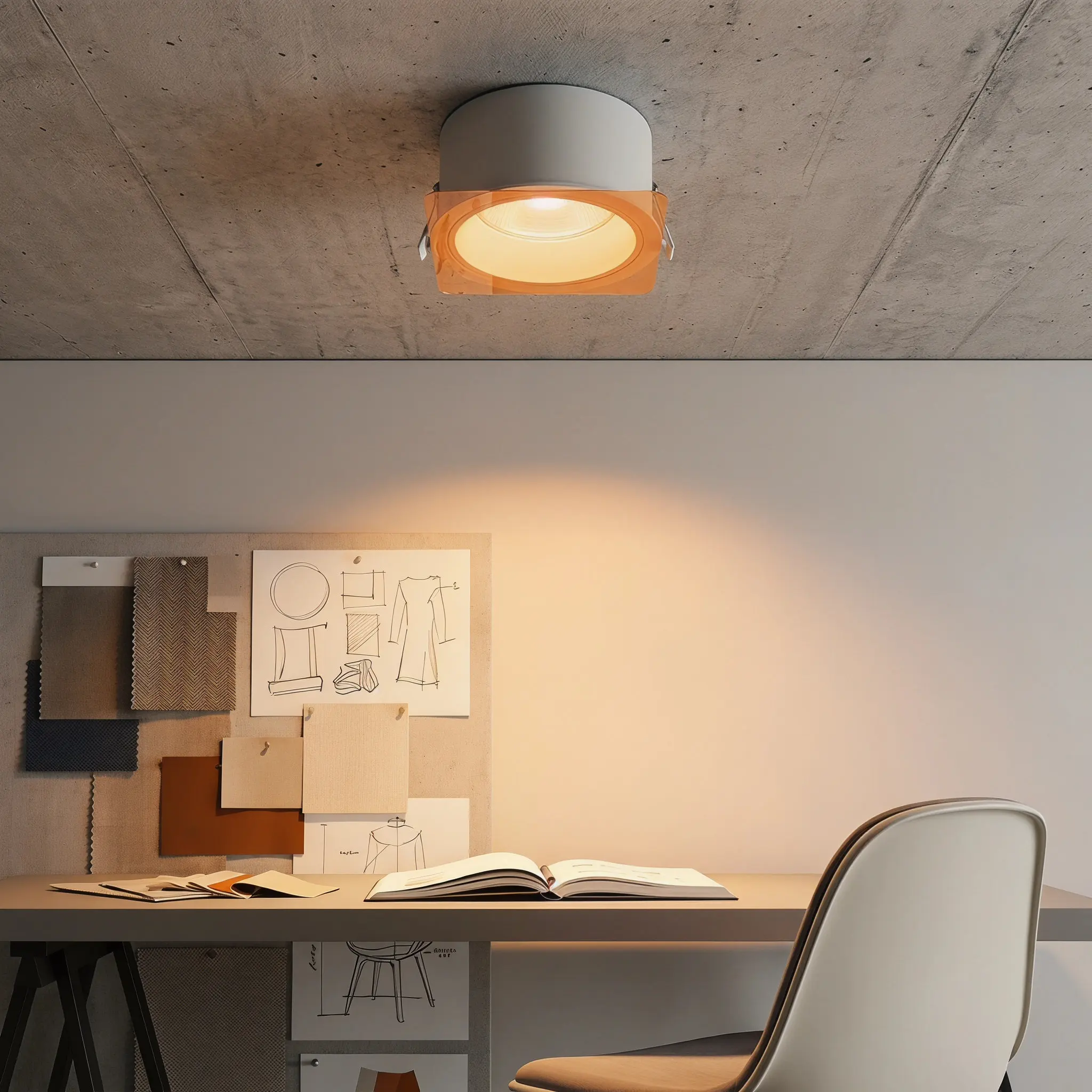 20Pcs Warm Light Filter Stickers Color Illumination Gel Filter Round Discs Amber Stage Ceiling Spotlight Pendant Lamp Color