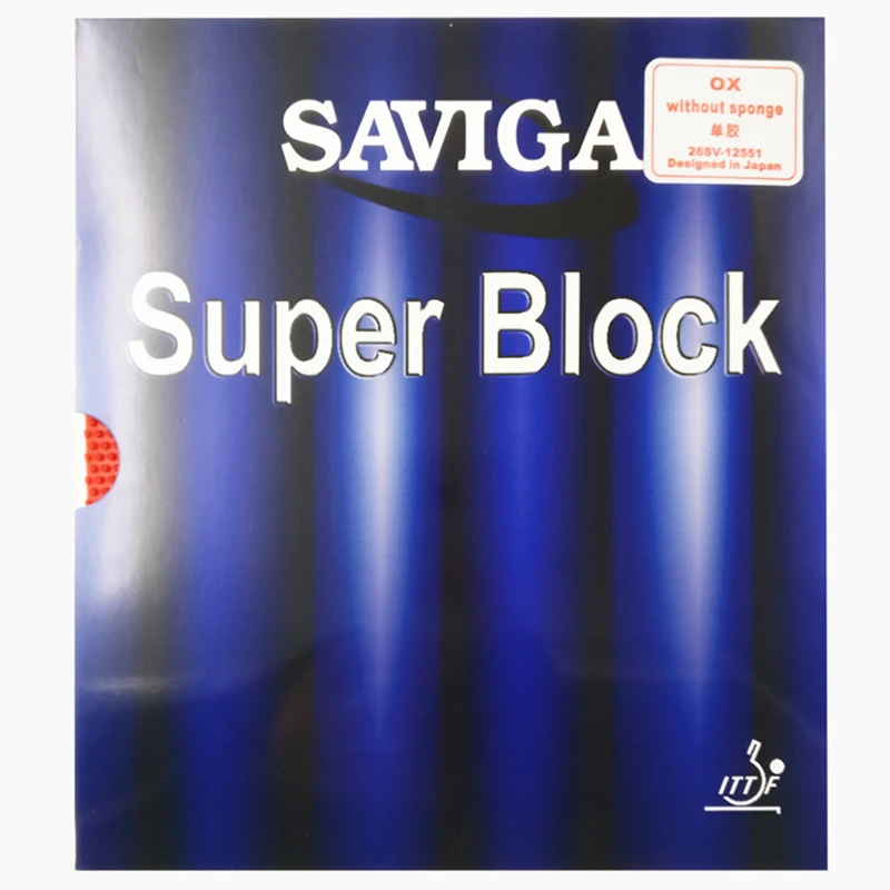 

Dawei SAVIGA Super Block OX Table Tennis Rubber Long Pips Ping Pong Rubber without Sponge Super Defense