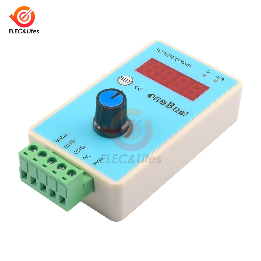 Handheld 0-10V/2-10V 0-20mA/4-20mA Signal Generator Adjustable Current Voltage Analog Simulator Signal Sources Output 24V