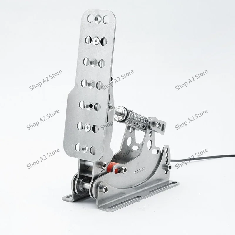 Sim Racing Simulator Pedal with Pressure Sensor, PC Game Clutch Pedal for Direct Drive Steering Wheel