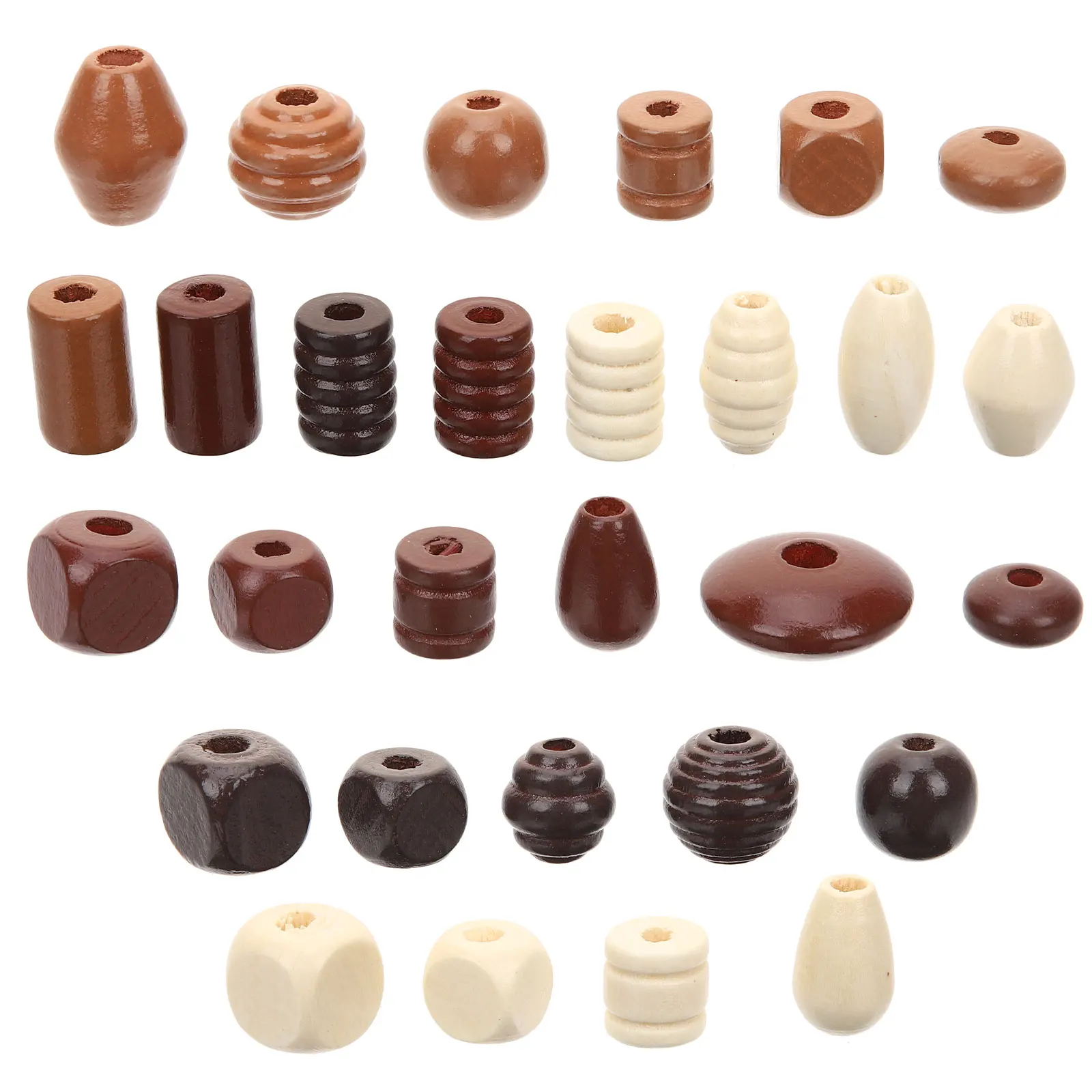 Cuentas Estilo Retro Madera Diy Artesanía Suelta Fabricación de Joyas Guirnalda Espaciador