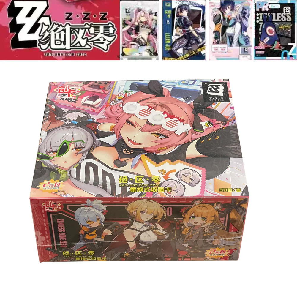 2026 NEU Zenless Zone Zero Karte Deluxe Edition Silber-Flash-Karte Ellen Joe Alexandrina Sebastiane Anime Sammelkarten Spielzeug