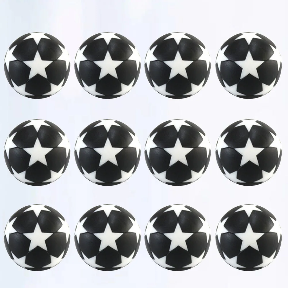 

12 Pcs Soccer Interesting Mini Tabletop Game Football Billiards Interactive Footballs Replacement