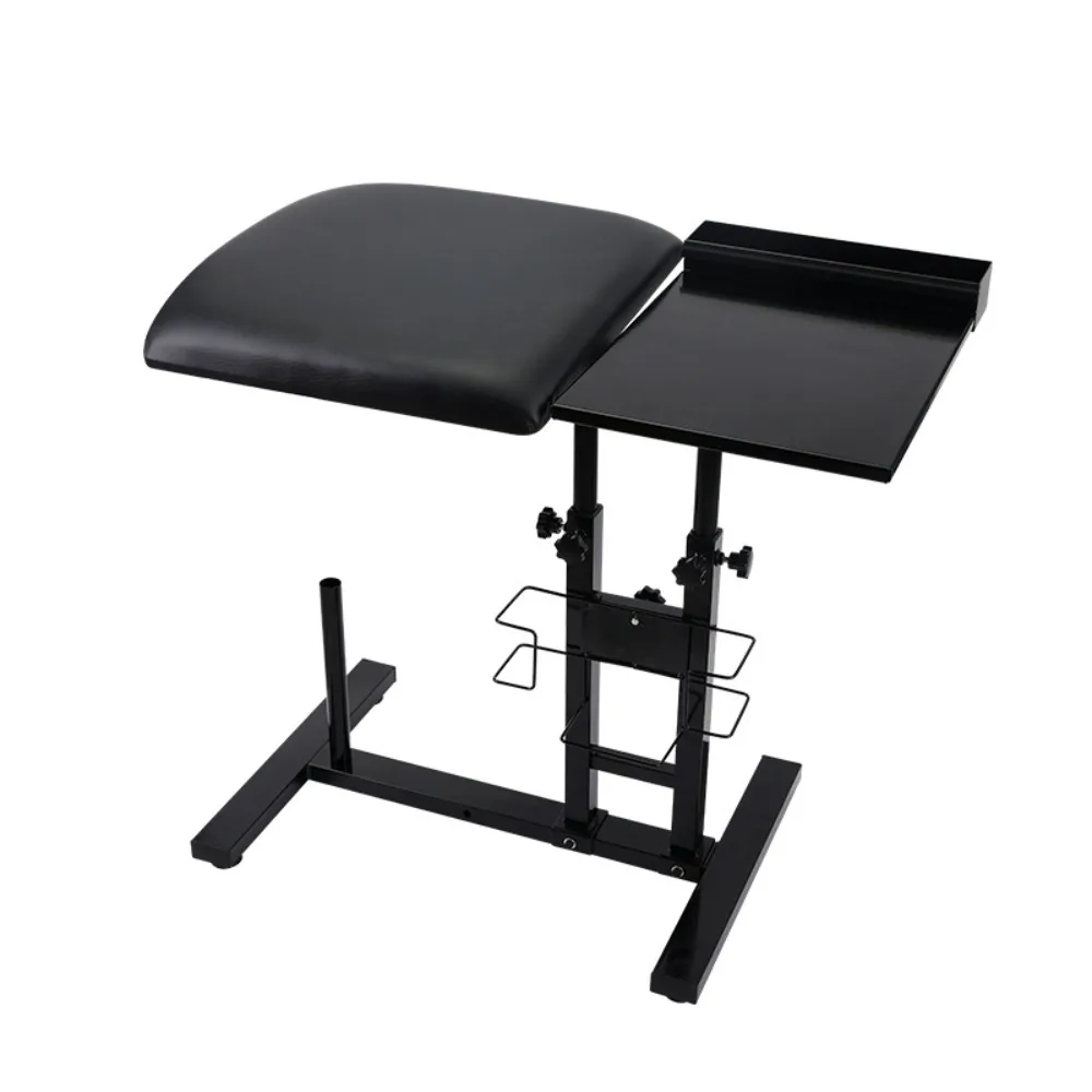 Tattoo Table Station Portable Tattoo Workbench Stand Splice Pad Arm Bracket Workbench with Stable Base Adjustable Height