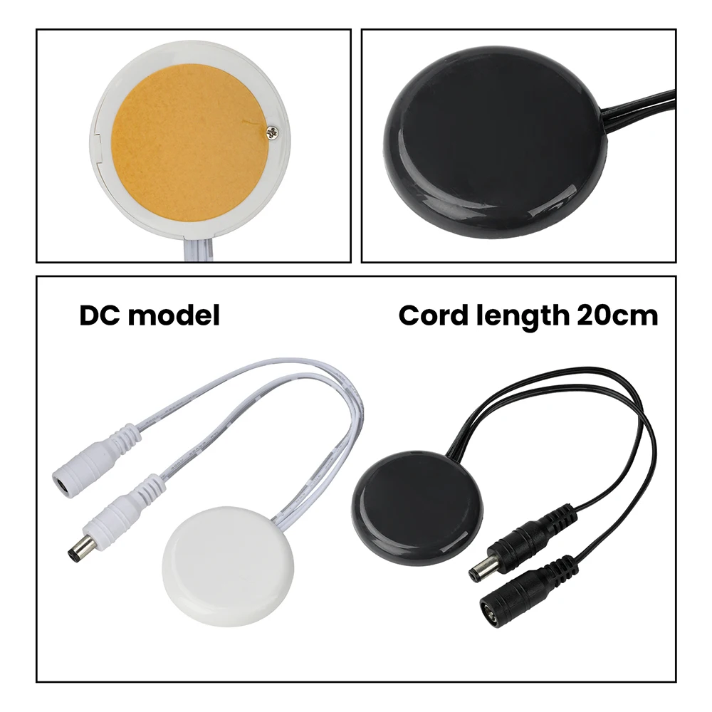 DC 12‑24V 5V Touch Sensor Dimmer Switch 60W 120W 25W Max 5A Through Plate Control For LED Cabinet Wardrobe Light DIY