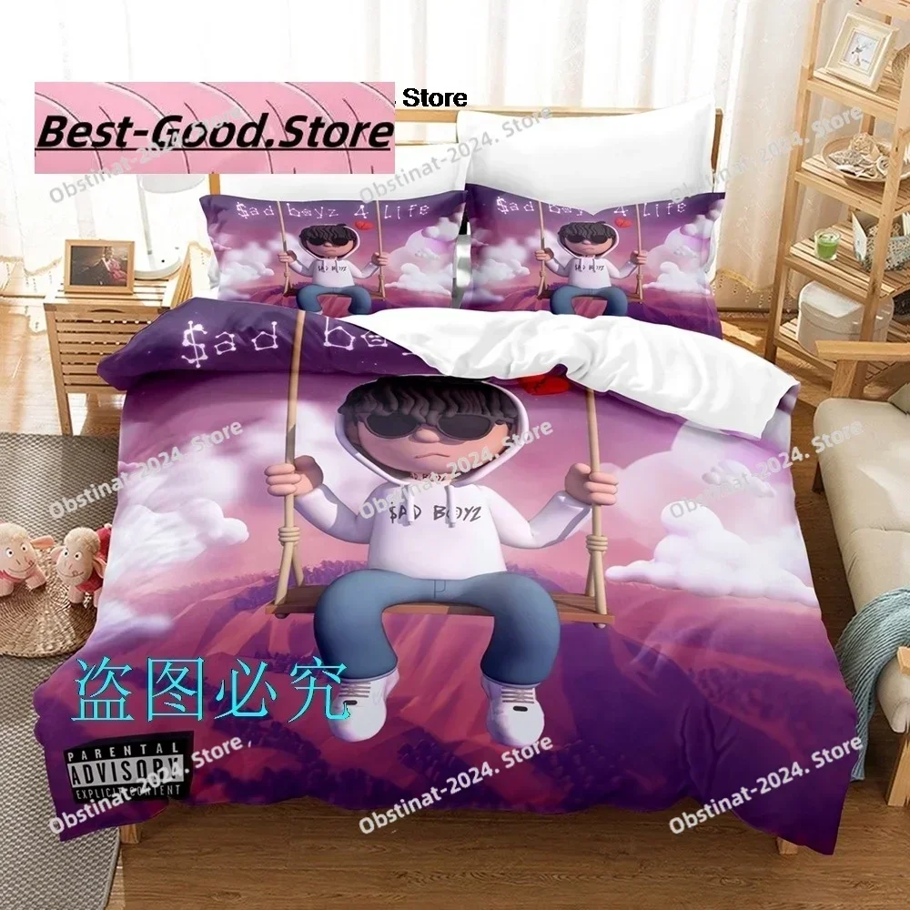 Junior H Sad Boyz Bedding Set Single Twin Full Queen King Size Bed Set Adult Kid Bedroom Duvetcover Sets Anime parure de lit Bed