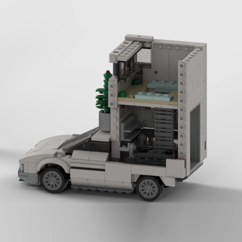 Modelo de carro de corrida de velocidade moc tijolos de construção modificado camper van tecnologia modular crianças presentes do feriado montar brinquedos terno