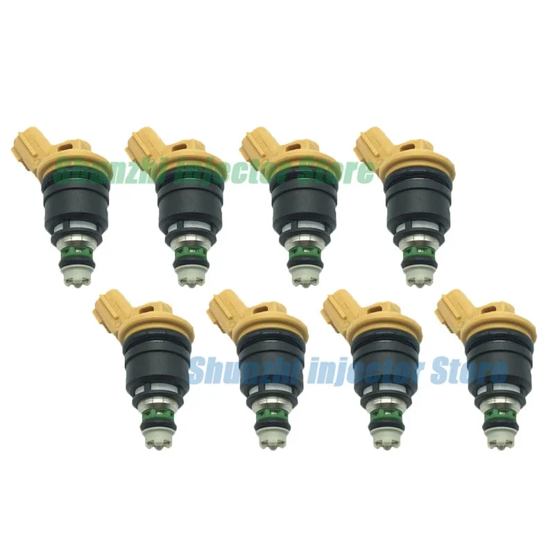 8pcs Fuel Injector Nozzle For Nisaan 300ZX Z32 RB25DET VG30DETT SR20DET KA24 550CC OEM:16600-RR543 16600RR543 16600 RR543