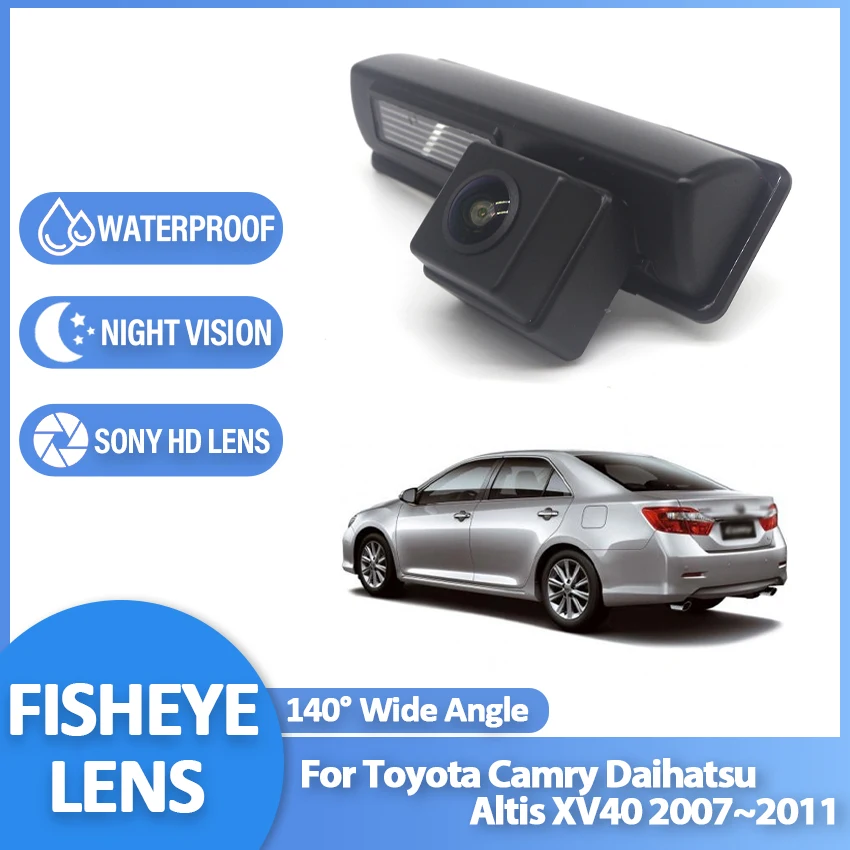 

HD 1080x720P Car Rear Camera For Toyota Camry Daihatsu Altis XV40 2007 2008 2009 2010 2011 Night Vision Parking Reverse Camera