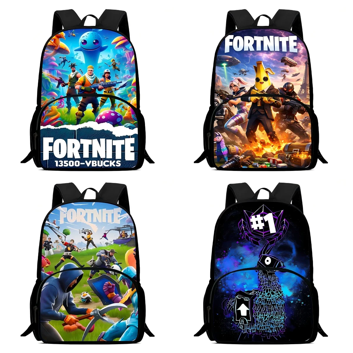 New Game FortniteS Kids Backpacks Boys and Girls Student Birthday Gift Child School Bags Large Capacity Camping Durable Rucksack