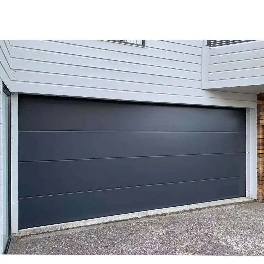 Villa Commercial Use High Strength Aluminum Alloy Garage Door Hurricane Impact Resistant Heavy Duty Electric Garage Doors