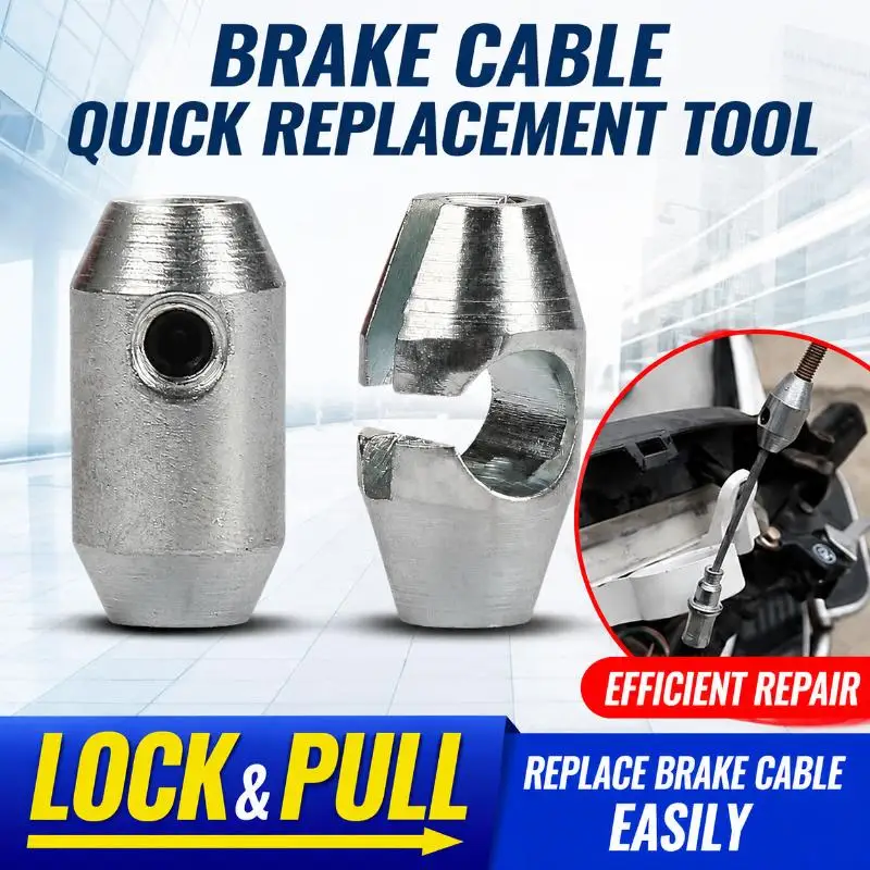 Brake Cable Pull Connector Convenient Threading For Motorcycle Electric Vehicle Scooter Brake Line Repair Replacement Parts