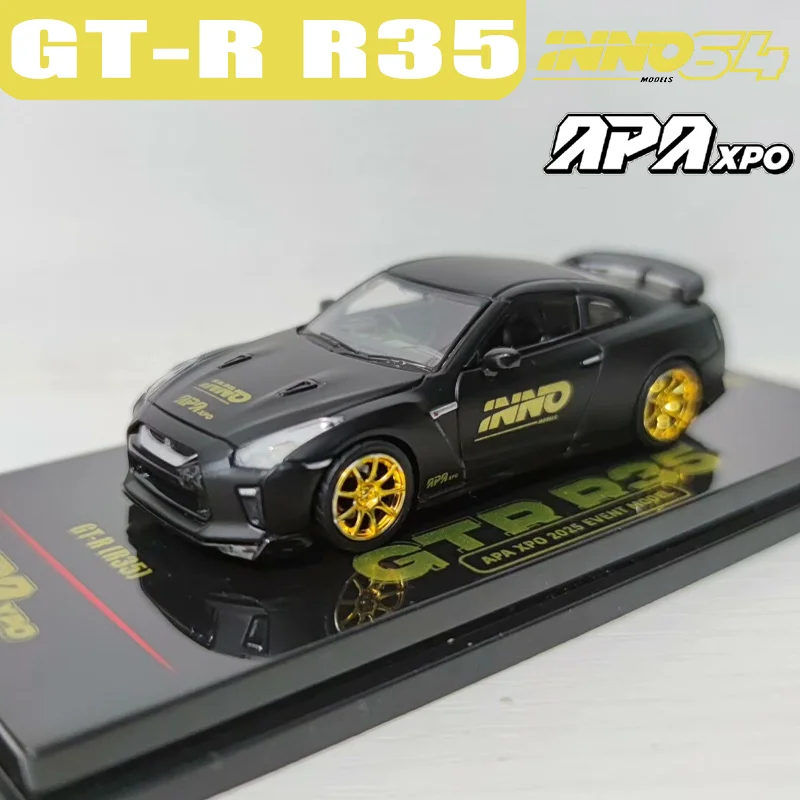 

INNO 1/64 GT-R R35 APAxpo сплав мотор-автомобиль игрушка литье под давлением металлическая модель коллекция подарки для мальчиков